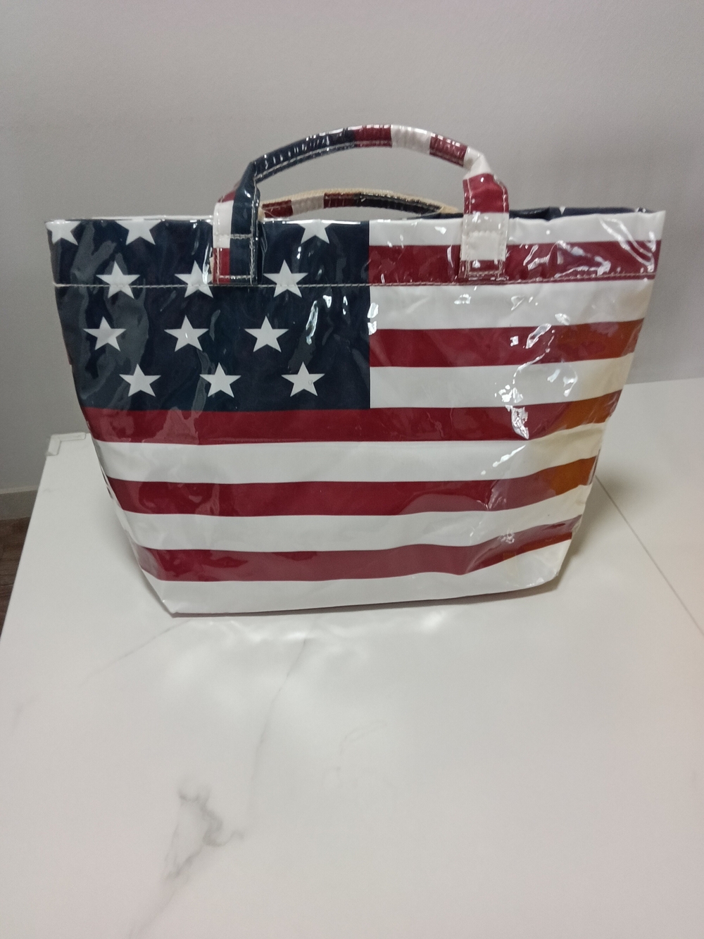 Patriotic Flag Tote Bag - Red, White & Blue